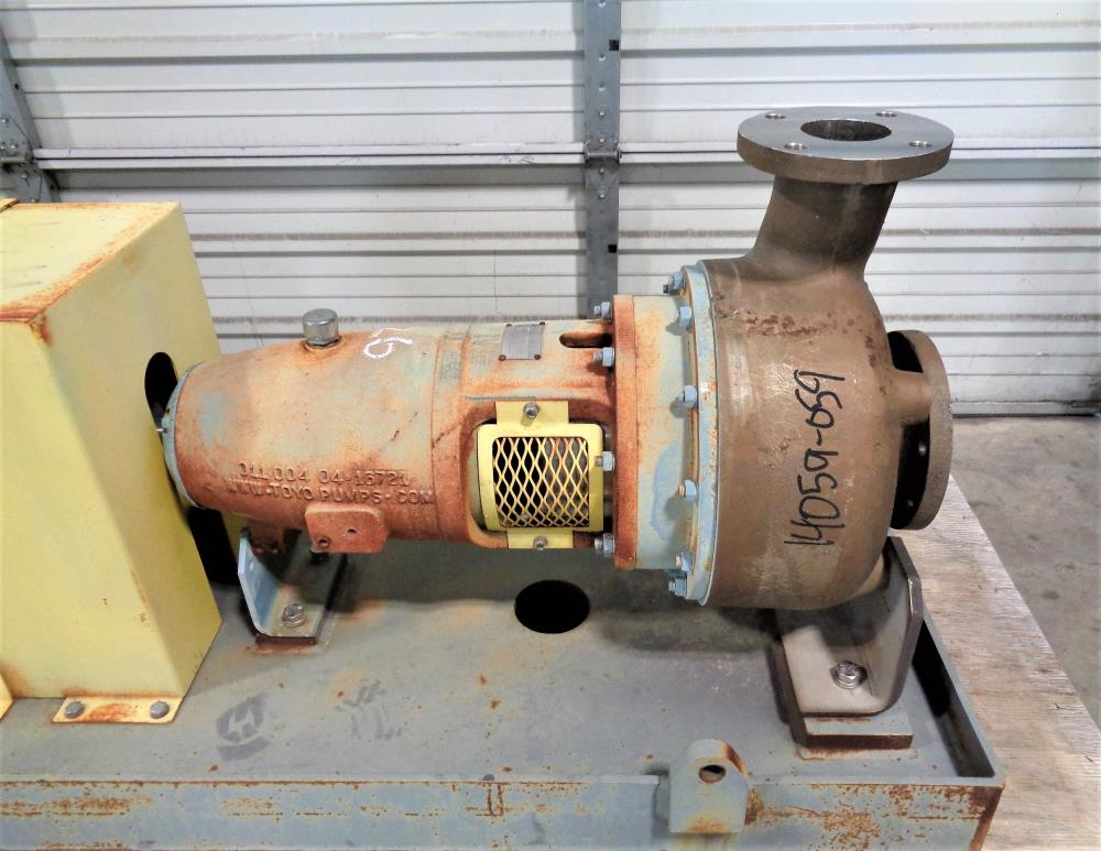 Toyo 4" x 3" Centrifugal Pump DEH-72-80-PF4-CD4-D# with 40HP Motor